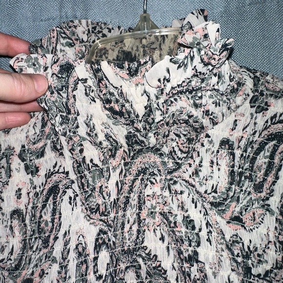 Ophelia Roe Smock Paisley Blouse - Picture 5 of 13